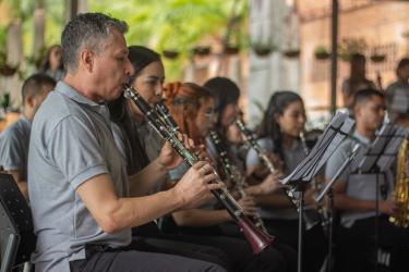 Ars Nova Coro Mixto y la Banda Sinfónica Juan David Castaño Arango se unen en un concierto maravilloso