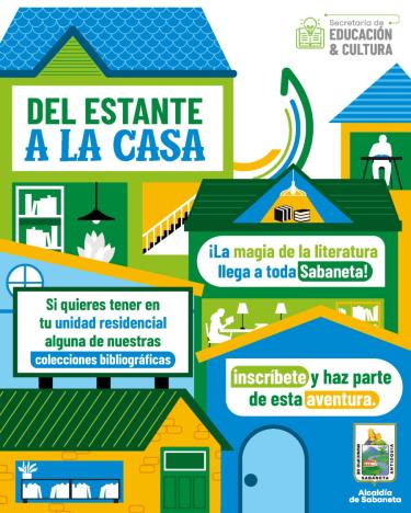 La Biblioteca de Sabaneta llevará libros hasta la puerta de tu casa.