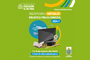 La Biblioteca Pública Municipal de Sabaneta ya está lista para recibir a toda la comunidad