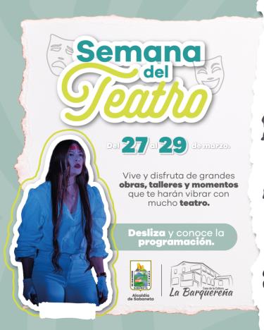 ¡Vive la Semana del Teatro 2025 en Sabaneta!