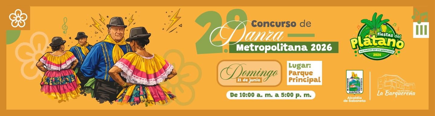 Sabaneta vibrar� al ritmo del talento en el Concurso de Danza Metropolitana, este domingo 21 de juni - foto 1