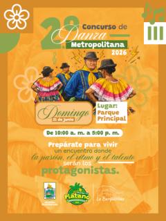 Sabaneta vibrará al ritmo del talento en el Concurso de Danza Metropolitana, este domingo 21 de junio.